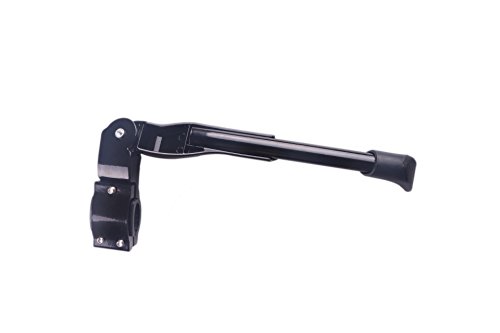 Fahrrad Ständer Seitenständer Fahrradständer Hinterbauständer Universal Aluminiun Gummi Schwarz Weiß - 3