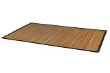 La alfombra redonda de la sala de estar, hecha de bambú real, crea un ambiente cálido y acogedor, y se integra armoniosamente en cualquier interior.