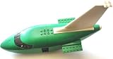 LEGO CITY - 4 seltene Teile f�r grosses LEGO - FLUGZEUG - D�SENJET - ca. 8x32 Noppen aus Set 7732 - wie abgebildet - Lego