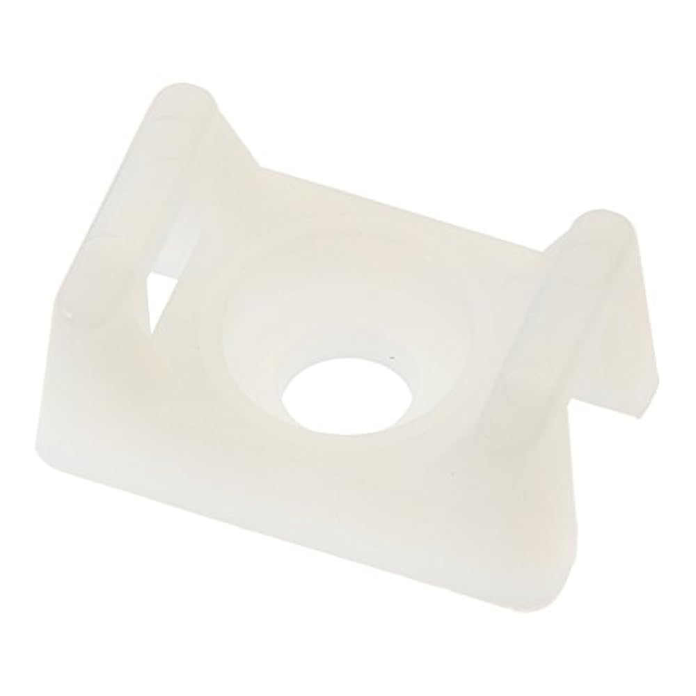 Кабельная стяжка с металлическим фиксатором 112673. Площадка монтажная под винт пмо 22х16. ) (fortisflex). Кабельный зажим ø (мах. Площадка монтажная 22х16 под винт чёрная пмо (100шт/упак) fortisflex.