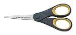 Westcott 5 inch Titanium Nitride Bonded Scissor - Grey/Yellow