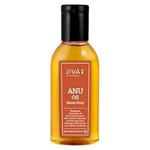 Jiva Anu Oil - Anu Tail - 60 ml - Pack of 1 - Pure Herbs Used, Unblocks Nasal Congestion