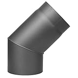 codo 45 grados acero inoxidable Dimensiones: una tubería de conexión rígida de metal en forma de codo de 45 grados, con diámetro de 150 mm, diámetro interior de la parte más ancha: 150 mm, diámetro exterior de la sección más estrecha, 149 mm.