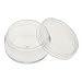5pcs 10g Cosmetic Empty Jars Pots Eye Shadow Face Cream Powder Container - Clear