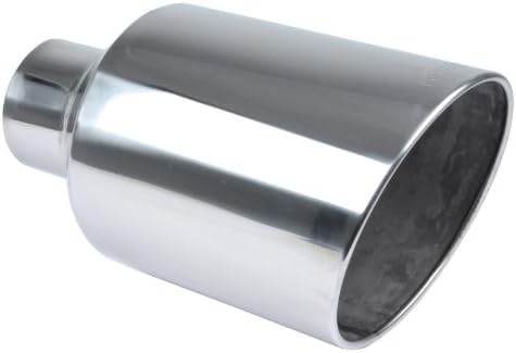 Pypes Exhaust (EVT510) 5 In x 10 Out x 18 Long Polished Stainless Steel Exhaust Tip by Pypes Exhaust