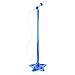 Produktbild Rolanli Karaoke Mikrofon, 45-97cm Mikrofon Einstellbare Musik Spielen Spielzeug Frühe Lernspielzeug mit Licht für Kinder - Blau