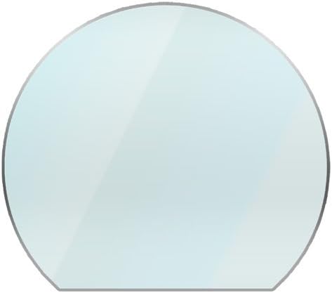 ChimFit Circle with Slice Glass Hearth 12mm - Clear