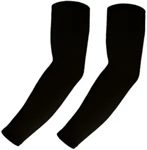 R.J.VON Arm Sleeves Perfect (Black,Free Size)