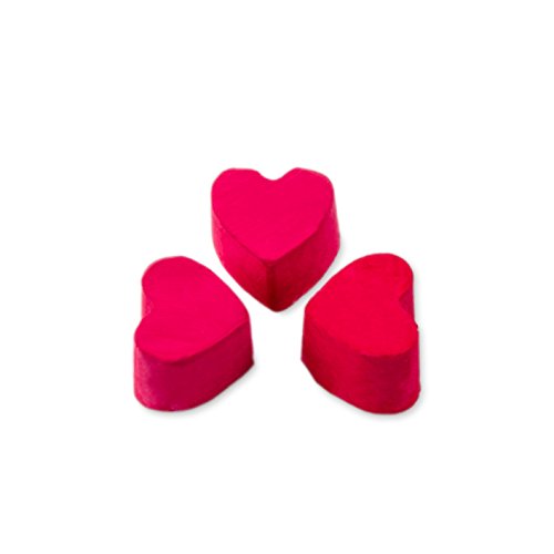 Silikonform mit Herzen, 55 kleine Herzchen, süße Silikonform, Party- Eiswürfel, Schokolade, Pralinen, Backform, Geschenkidee, Geburtstag, Valentinstag, Liebe, Romantik, heart, Amor, Farbe: Rosa - 4