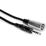 HosaTech STX-105M Connection Cable 1/4 inch TRS to XLR3 Male, Balanced, 5ft