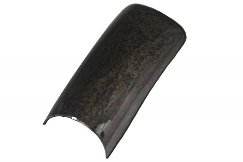 Effect Beauty 70 Square Metallic Nail Tips - Dark Grey