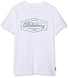  BILLABONG Trademark SS Boys Camiseta, Blanco (White 10), años (Tamaño del Fabricante:12) para Niños