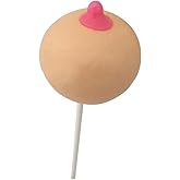 Lutscher mit witzigen Motiven aus Zucker oder Schokolade - Scherzartikel JGA Fun Lollipop Penis Lolli Vagina Lolly (Busen)
