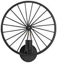 MyLjp Loft Retro Wall Light, Wall Light, Hanging Light, Led Creative Black Wheel Shape, Φ30cm, E27 Lamp Head (excluding Light Bulbs), Aisle Hotel Internet Cafes Internet Cafe Restaurant Iron Lighting