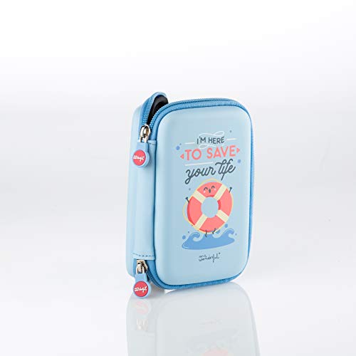 Preisvergleich Produktbild Hard drive case Mr. Wonderful Save Your Life 2,5" Blue