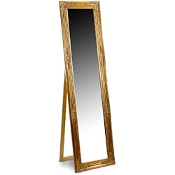 Espejo de Pie Dorado Resina 164x44 cm
