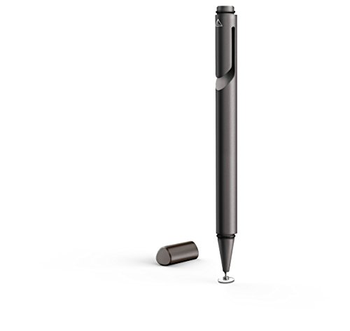 Adonit Mini 3 kapazitiver Eingabestift für alle Smartphones/Tablets wie Apple iPhone/iPad etc. – schwarz [Aluminium | Trageclip | Ergonomisches Design] – ADJM3B - 3