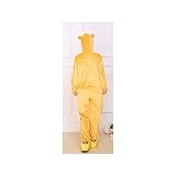 OCHENTA Damen Kostüm Schlafanzug Nachtwäsche Cosplay Tier Pyjama Karneval Halloween mit Kapuze festival Bär XL(Körpergröße 173-176cm) - 