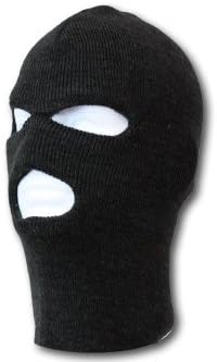 Balaclava to three trous. perfect for those cold winter days or falls into the snow.