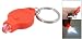 Produktbild Tragbare Metall Schlüsselanhänger w Mini weiß LED-Licht Torch Anhänger Orange Rot