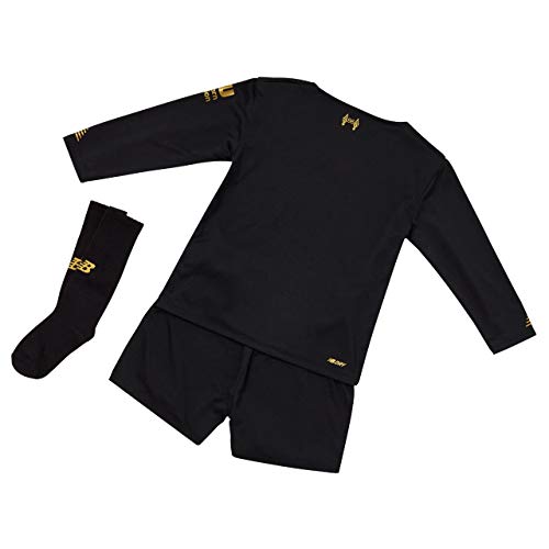 Liverpool FC Home Kit 2019/2020 Black Infant Football Goalkeeper Kit LFC Official from New 