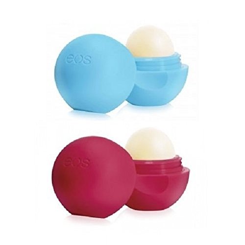 Eos Lip Balm Pomegranate Rasberry + Blueberry Acai SET