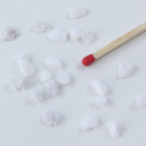Granulat Dekosand Sand Streudeko Steine Dekosteine, 2 – 3 mm Korngröße, 1kg im Beutel (weiß) - 4