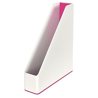 Leitz Porte-revues, Format A4, Blanc/Rose Métallisé, WOW, 53621023