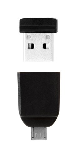 Verbatim Store n Stay Nano OTG 8GB Speicherstick USB 2.0 inkl micro-USB Adapter schwarz - 3