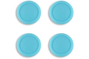 eXtremeRate PlayVital Copri Levette Analogiche per Nintendo Switch Joycon/Lite/OLED Cover Stick Analogici in Silicone Protettiva Thumb Grips Cappucci Gommini per NS Joycon Controller(Blu Bondi)