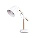 Produktbild SHAOHUAYING Nordic Tischlampe Schlafzimmer Bett Schlafsaal Schreibtische Kinder College Studenten lernen Care Eye -Lamp, H40CM * W14CM ( Color : White-1 )