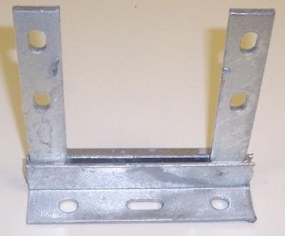 6"x6" TV Aerial Stand Off Bracket, Galvanised, 4.5" Stand Off