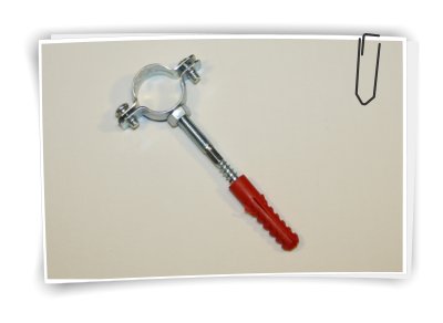 3″ (83-91mm) 1Stk Rohrschellen Stockschrauben Dübel Gelenkrohrschellen Schellen PEX Schelle - 2