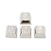 Produktbild Wanfor 4pcs Zink-Legierung Keycaps Schalter-Lichtübertragung für mechanische Tastatur