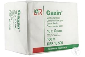LOHMANN & RAUSCHER Compresses de gaze Gazin® Dimension 10 x 10 cm Boite de 100-18506- Certifié France Medical Industrie
