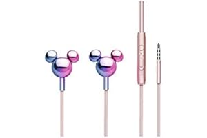 ERT GROUP Disney Earphones with MIC Mickey Mirror Head 3D