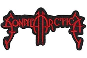 SIGITASTRADING Sonata Arctica Red Power Metal Band Écusson Patch en fer brodé sur accessoire
