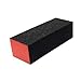 TNBL Orange/Black 3 Way Nail Buffer Block 100/180 Grit - 5 Pieces