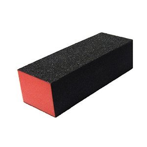 TNBL Orange/Black 3 Way Nail Buffer Block 100/180 Grit - 5 Pieces