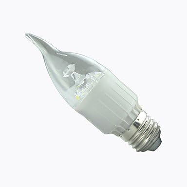 FVLU 0-3W E26/E27 LED bulbs candles decorative AC85-265 CA35152835 SMD300 lumen warm white and cold white v 1 , cool white