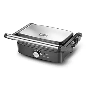 Prestige PEG 4.0 2000 Watts Electic Grill with Detachable Oil Collector and Temerature Control Knob