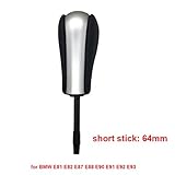 Longitud del artículo: 8.3cm OBCWSG Automático AT Short Long Gear Stick Car Shift Gear Knob, para BMW E81 E82 E87 E90 E91 E92 E93 E36 E38 E39 E46 Z4 Z3 E53 E60 X5 X3