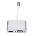 Produktbild HKFV 1PC Typ C zu VGA & HDMI Adapter Für MacBook Oder iMac USB C HDMI VGA Adapter Typ C zu HDMI 4K Thunderbolt 3