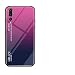Produktbild Nadoli Handyhülle für Huawei P20 Pro,Neu Stil Spiegel Bewirken Sprichwort Muster Gradient Rose Rot Ultra Dünn 9H Gehärtetem Glas Stoßfest hülle mit Weich Silikon TPU Rahmen Hart Bumper Zurück Schale Case Schutzhülle für Huawei P20 Pro,Gradient Rose Rot