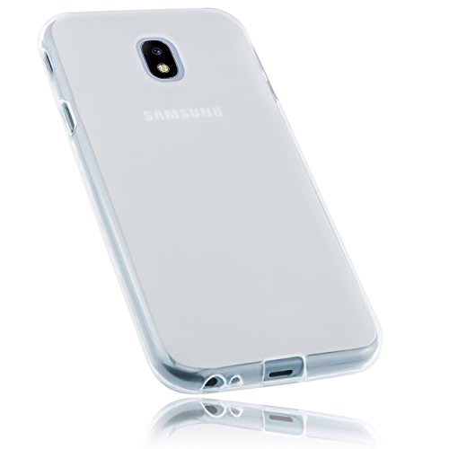 Preisvergleich Produktbild mumbi Schutzhülle für Samsung Galaxy J3 (2017) Hülle transparent weiss