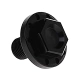 Acabado en negro. Werst Motocycle perno de aluminio negro para vástago de dirección para Harley Dyna Sportster 1200 883 FXR Dyna