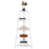 Hochwertige Materialien: Das Regal nimmt E1 Klasse MDF Holzbrett, ungiftig, sicher, robust und langlebig im Einsatz