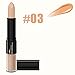 Produktbild BigBig Style Imprägnierendes Make-up Concealer Liquid Concealer Perfekte Deckschicht Poren Augenringe Öl-Control Liquid Concealer Face Primer (Color : #3)