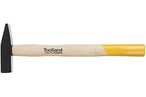 TOOLLAND A LAND OF POSSIBILITIES Toolland Martillo del ingeniero, cabeza de acero 300 g, mango de madera, para todas las tareas en la casa y sus alrededores
