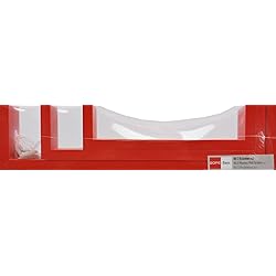 DURAline 1179690 Étagère Triple U, Bois, Rouge, 42 x 10 x 10 cm